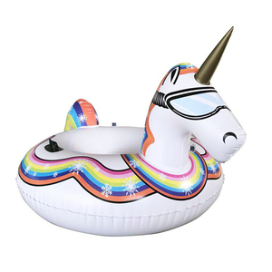 Tube de neige d'hiver de licorne gonflable en PVC de haute qualité <span class=keywords><strong>luge</strong></span> et toboggan de neige ultime résistant au froid - Product Image 1