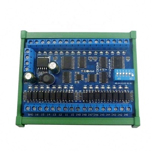 DC 12V 24V Expansion Board 300MA Current 16 in 16 out RS485 Remote Control <b>Switch</b> PLC IO Expansion Board Modbus RTU Module - Product Image 1