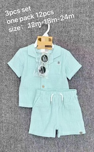 Nuevos <span class=keywords><strong>Conjuntos</strong></span> de 3 Piezas de Ropa al por Mayor para Hombres, Mujeres, Niños y Bebés, Incluye Top, Pantalones y Gafas, Atuendo con Estilo - Product Image 6