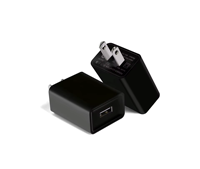 Chargeur USB pour téléphone, prise UE, US, UK, 5V, 1A, port USB, mural, portable, de voyage, 5W, pour Android