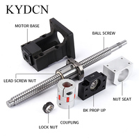 Kit de vis à billes 12mm 16mm 20mm 25mm 32mm 40mm 50mm avec roulement SFU1204/SFU1605 pour siège de moteur Nema23/Nema34, usage intensif pour machines CNC