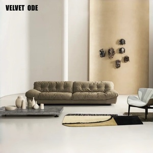 Ý Sang Trọng Thoải Mái Modular Vải Cắt Sofa Đặt Đám Mây Sofa Cho Phòng Khách Căn Hộ Khách Sạn Biệt Thự Đồ Nội Thất - Product Image 6