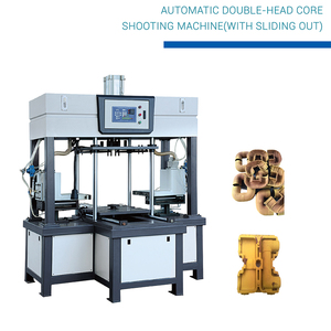 Sparatutto con anima in sabbia a doppia testa completamente automatico per la produzione di metalli non ferrosi e altre fusioni di anima in sabbia - Product Image 4