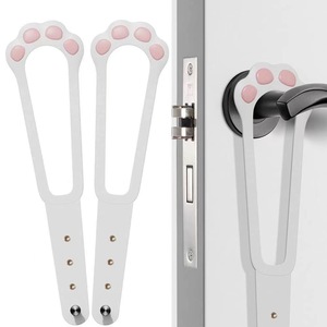 Butée de <span class=keywords><strong>porte</strong></span> arrondie allongée pour animaux de compagnie, pour l'entrée/sortie de la chambre, ventilation, espace pour <span class=keywords><strong>chat</strong></span> et chien - Product Image 3