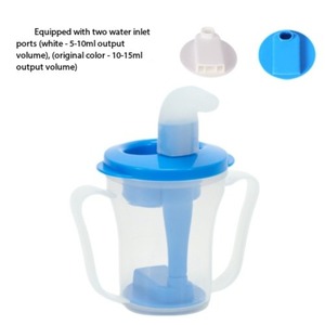 Eco Friendly Leakproof Transparent Liquid Silicone Sippy Cup With Straws Lids Baby Straw Training Cup for Kids - Product Image 1