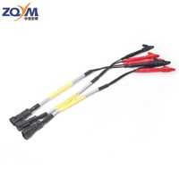 Cable con Pinza de Cocodrilo para Inyector de Combustible Diésel ZQYM, Cable para Pruebas de Inyectores Common Rail Bosch