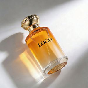 Flacon en verre de luxe vide personnalisé OEM, flacon de parfum rond en verre de 70 ml avec boîte d'emballage, pour cosmétiques - Product Image 1