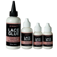 Colle pour perruque en dentelle imperméable à forte tenue, résistante à la transpiration, avec logo personnalisé, pour perruques Lace Front