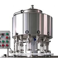 Machine de remplissage de liquides rotative à vide et à pression négative pour bouteilles en verre, haute précision de remplissage