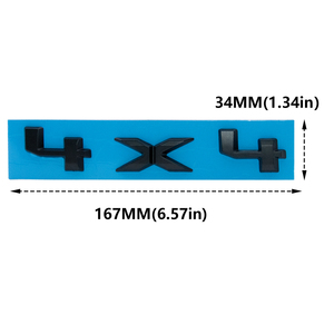 Autocollant de véhicule 3D, emblème de voiture, logo adhésif, <span class=keywords><strong>4x4</strong></span>, hayon pour Ranger Wildtrak 2022-2023, plaque signalétique arrière - Product Image 3