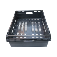 JOIN-Cajones de plástico de malla ventilada apilable de alta calidad para alimentos, verduras y frutas, cesta de almacenamiento, bandejas de panadería y pan