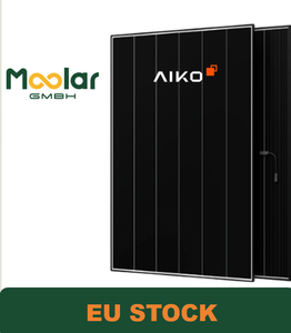 แผงโซลาร์เซลล์ AIKO N-Type IBC 470W 480W 490W โมโนคริสตัลไลน์ กระจกสองชั้น แบบสองหน้า สีดำทั้งหมด ประสิทธิภาพ 24.8% รุ่น EU Stock - Product Image 1
