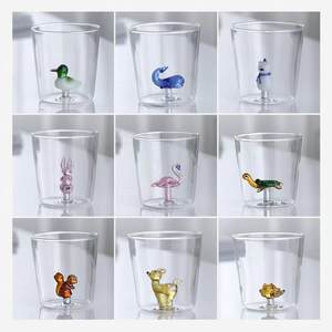 Taza <span class=keywords><strong>de</strong></span> café 3D <span class=keywords><strong>de</strong></span> vidrio borosilicato, taza bonita, taza interior <span class=keywords><strong>de</strong></span> Animal, figurita <span class=keywords><strong>de</strong></span> dibujos animados, taza <span class=keywords><strong>de</strong></span> té <span class=keywords><strong>sin</strong></span> mango - Product Image 3