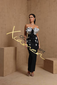 Robes bandage noires à épaules tombantes Ocstrade Factory, vente chaude, robes maxi <span class=keywords><strong>de</strong></span> <span class=keywords><strong>soirée</strong></span> <span class=keywords><strong>de</strong></span> luxe pour femmes, robes élégantes pour femmes - Product Image 6