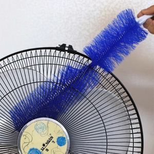 Fan <b>Cleaning</b> <b>Brush</b> Nylon Blue Household Electric Fan Dust Removal Tool - Product Image 1