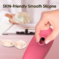 Kleiner Delfin-Saugmassager mit Vibration und Vibrationsstab mit 10 Frequenzen, Silikon, wiederaufladbar, für Erwachsenen-Vergnügen