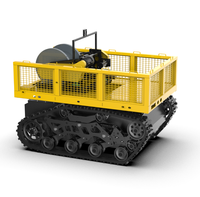 Plateforme robotique intelligente YH-05 à chenilles, châssis de char pour la montée d'escaliers, étanche IP68, charge utile de 500 kg pour la patrouille et le sauvetage