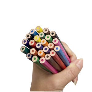 Boîte de crayons de couleur miniatures de 3,5 pouces, 6 couleurs, pour enfants, cadeau, crayons hexagonaux en plastique, crayons de couleur, lapis de <span class=keywords><strong>cor</strong></span> - Product Image 4