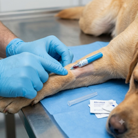 Catéter Veterinario de Alta Calidad con Puerto de Inyección, Aguja Alada para Animales, Cánula Desechable
