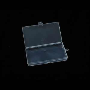 <b>Plastic</b> <b>Storage</b> Box Rectangle 18x10x2.5 Cm With Lid Eco Friendly General Packaging Jewelry Box - Product Image 1