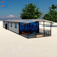 Maison préfabriquée démontable WinFair Granny Flat avec toit triangulaire australien, pour location de vacances à Trinité-et-Tobago