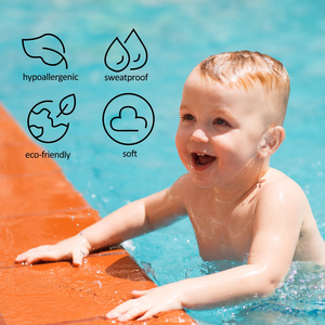 60pcs bébé bain natation <span class=keywords><strong>oreille</strong></span> autocollant étanche <span class=keywords><strong>oreille</strong></span> housse de protection - Product Image 4