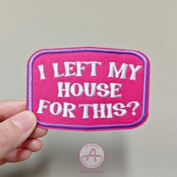 Lettre brodée personnalisée Design Slogan Logo fer sur patch avec crochet pour chapeaux tissé Badge patchs de broderie