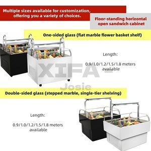 Vitrina Refrigerada Curva <span class=keywords><strong>de</strong></span> Vidrio para Pasteles, Ahorra Espacio, Tamaño Compacto para Pequeñas Panaderías, ¡Gran Venta! - Product Image 2