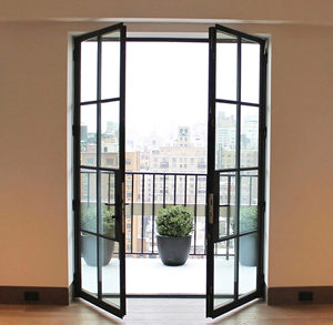 8 portes intérieures françaises en acier à <span class=keywords><strong>double</strong></span> balançoire pour le <span class=keywords><strong>salon</strong></span> - Product Image 1