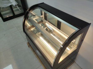 Tủ trưng bày bánh ngọt <span class=keywords><strong>mini</strong></span> có mặt kính cong bán chạy - Product Image 4