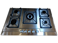 Cuisinière à gaz encastrable 5 feux en acier inoxydable 90 cm, fabrication OEM/ODM, équipement de cuisine de haute qualité