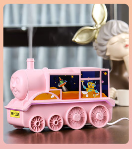 Mới Nhất <span class=keywords><strong>Led</strong></span> Khuếch Tán 5V Dễ Thương <span class=keywords><strong>DIY</strong></span> Thomas Train Hình Dạng Siêu Âm Hương Thơm Tinh Dầu Khuếch Tán Mát Sương Mù Độ Ẩm Cho Trẻ Sơ Sinh - Product Image 5