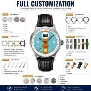 Reloj Automático Analógico de Lujo de 40MM, Estilo Deportivo y de Carreras, Relojes Mecánicos Únicos y Diferentes, Logotipo Personalizable, OEM, ODM - Product Image 2