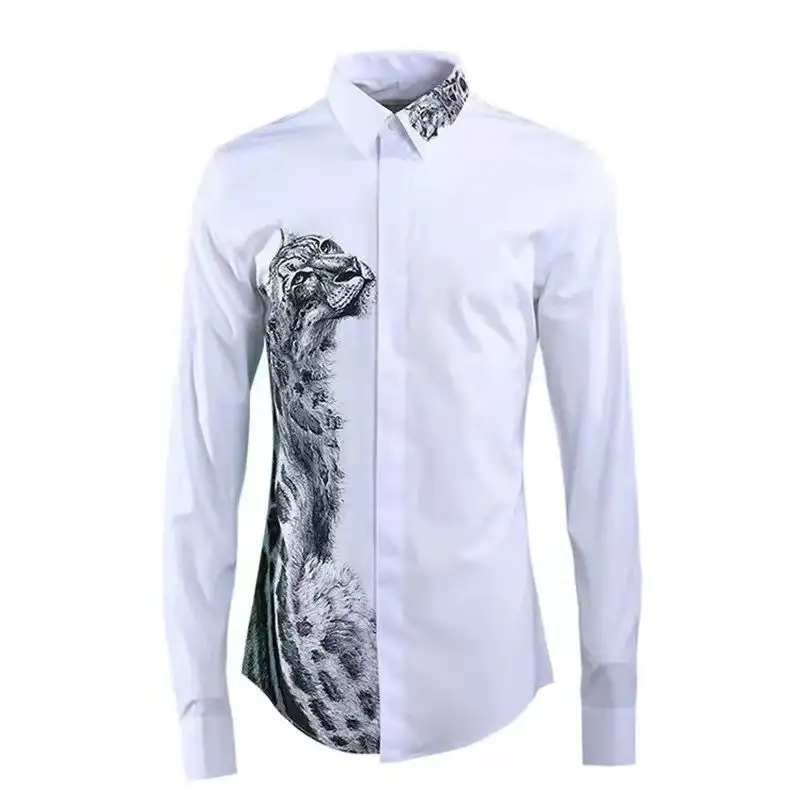 Men's wholesale custom handmade shirts tailor-made shirts fashion new clothing business summer party cotton men's clothing