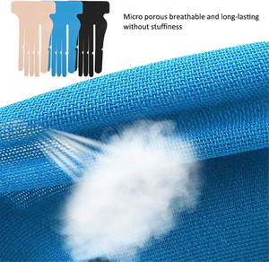 Bande de kinésiologie prédécoupée pour la main et le poignet, <span class=keywords><strong>bandage</strong></span> élastique de soutien athlétique pour les doigts, soulagement du syndrome du canal carpien et de la main de l'ordinateur - Product Image 2