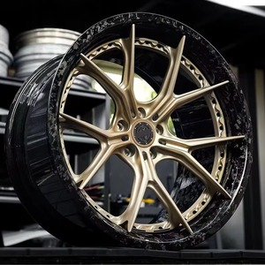 Stylish Multi <b>Spoke</b> Forged Alloy Rim Concave Deep Dish Sport <b>Wheel</b> With Carbon Fiber Barrel Custom Surface Coating Lightweight - Product Image 1