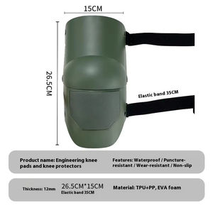 Genouillères de protection respirantes et résistantes à l'abrasion, conçues professionnellement pour le soudage - Product Image 5