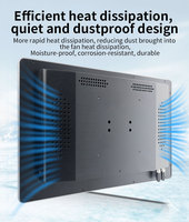 Intel I7 18,5 Ordenador integrado con pantalla táctil industrial adhesiva completa óptica de 23,5 pulgadas