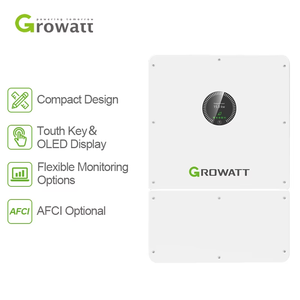ในสต็อก growatt 4KW เซลล์แสงอาทิตย์ไฮบริด4-15K-HU สามเฟส5KW 8KW 10KW 12KW 15KW พลังงานแสงอาทิตย์ไฮบริด IP66 - Product Image 3