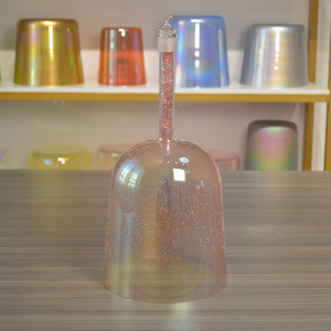 ชามคริสตัลร้องเพลงแบบมือถือ HF Candy Pink Gem พร้อมทรายคริสตัล สำหรับการทำสมาธิ  พร้อมด้ามจับคริสตัลควอตซ์  ชามเ<span class=keywords><strong>สี</strong></span>ยงบำบัด  อาบน้ำเสียงบำบัด - Product Image 2