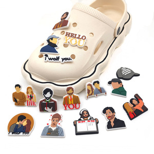 Charmes pour chaussures YOU, série américaine, accessoires <span class=keywords><strong>de</strong></span> décoration pour chaussures, charmes pour femmes et hommes, cadeaux pour fêtes - Product Image 2