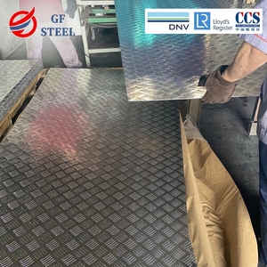Lámina de Aluminio <span class=keywords><strong>Antideslizante</strong></span> 1050 1100, Placa Diamantada de Una Barra para Escaleras, Revestimiento Metálico <span class=keywords><strong>Antideslizante</strong></span> de Fábrica - Product Image 2