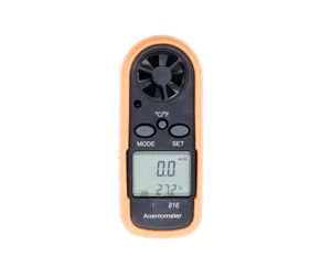 China Factor Price DECCA 816 Handheld Portable Digital Anemometer Wind Speed 0-30m/s Wind Temperature 0-88 Knots Meter