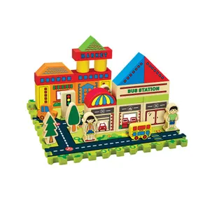 QS 공장 어린이 교육 블록 장난감 크리 에이 티브 에바 소프트 폼 퍼즐 조립 어린이 다채로운 빌딩 블록 벽돌 세트 장난감