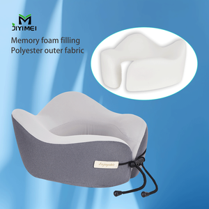 Almohada de <span class=keywords><strong>Viaje</strong></span> en Forma de U, Plegable, de Espuma Viscoelástica, Hecha <span class=keywords><strong>a</strong></span> Mano por JIYIMEI, para Siesta en Avión, Soporte Cervical, Anti-Decúbito - Product Image 2