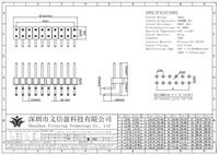 Conector de pines SMT de ángulo recto de 2.54mm, 1x40 pines, 2x40 pines, de una o dos filas, SMD 2.0, 1.27, 2x40p para accesorios de conectores de PCB