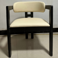 Tables et chaises de négociation en bois de chêne massif au design moderne, avec pieds en acier inoxydable, pour usage domestique et hôtelier, panneau en contreplaqué