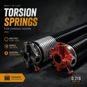 Garage <b>Door</b> Torsion <b>Springs</b> Cones Adjustable Residential Durable Garage <b>Door</b> <b>Springs</b> Replacement Hardware Kit - Product Image 1