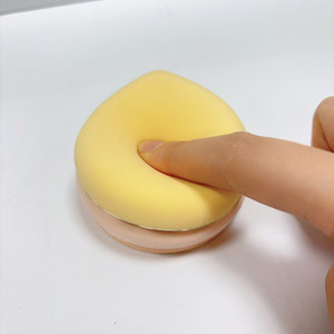 Selling Cotton Candy Powder Puff Dry and Wet Water Drop Super Soft Air Extra Size <strong>Toast</strong> Cushion Powder Puff for <strong>Makeup</strong> - Product Image 3