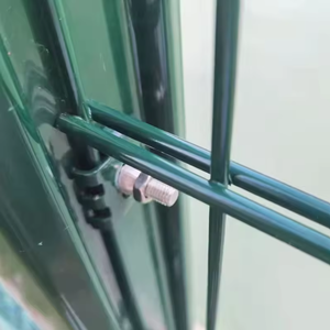 Allemagne Tapis à double tige de haute qualité Grille 868 Clôture en acier au carbone galvanisé + enduit de PVC Clôture résistante aux rongeurs et à l'eau - Product Image 5